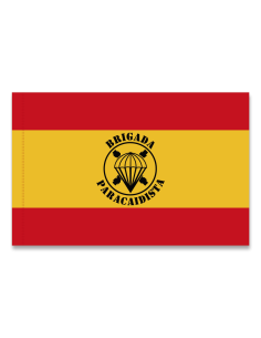 Parche Bandera España brazo bordada verde 6x3 cm
