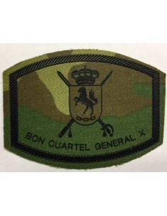 Parche de Brazo PVC Verde Bon Cuartel General X