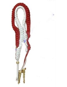 Cordon Rayon Rojo/Blanco Oficial/suboficial Cabetes