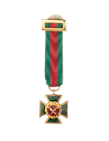 Miniatura Cruz Mérito Guardia Civil distintivo rojo